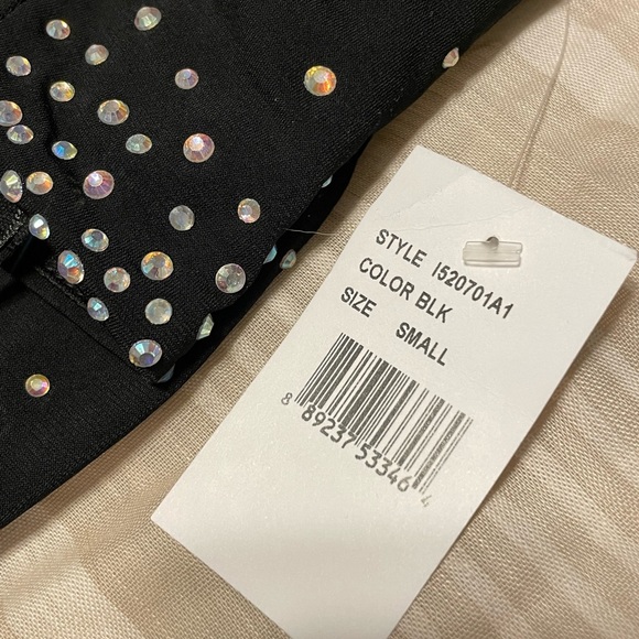 2-Piece Black with Rhinestone Formal - Picture 9 of 9